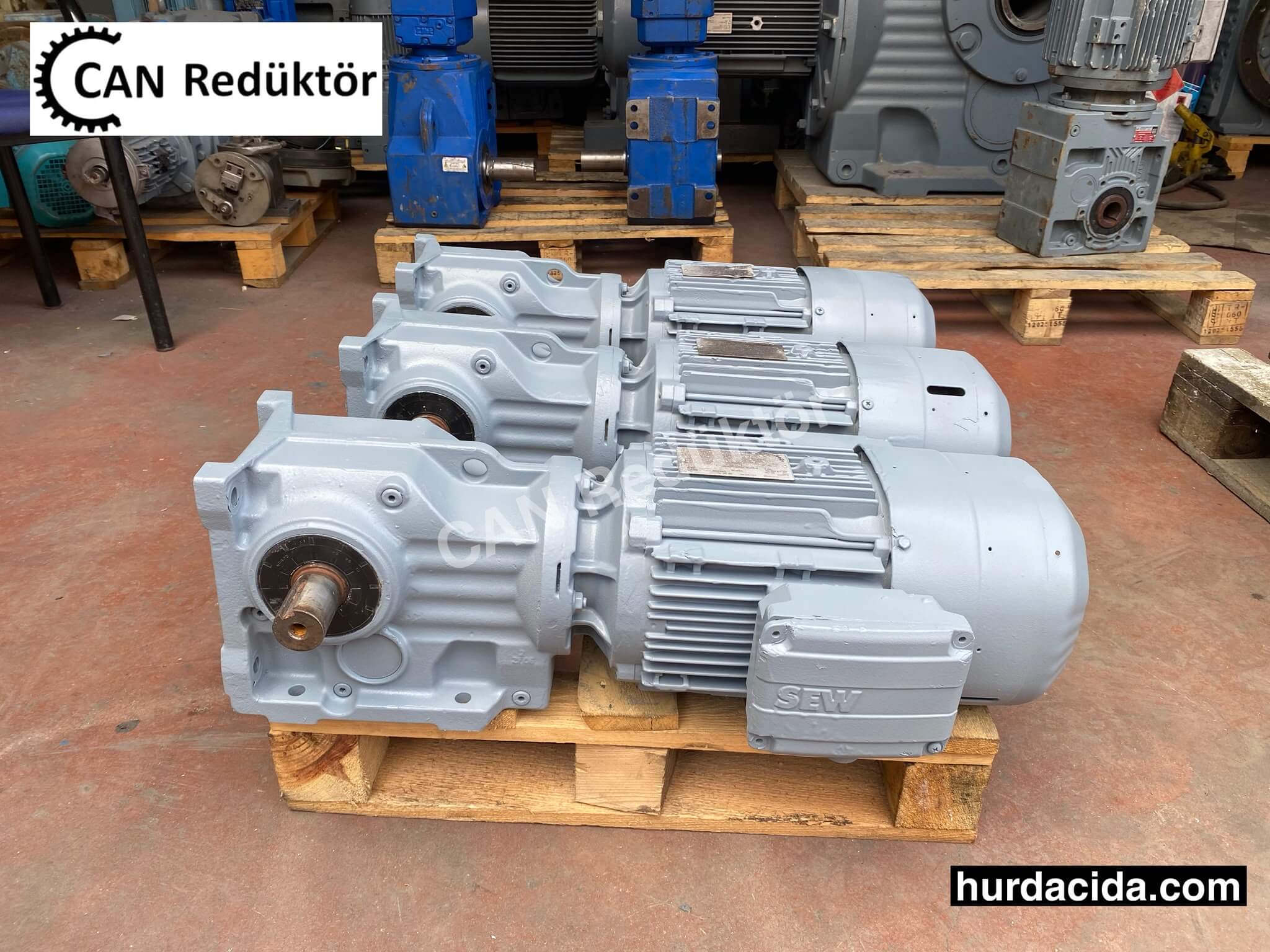 İkinci El 3 HP Frenli Redüktör İkinci El 3 HP Frenli Redüktör